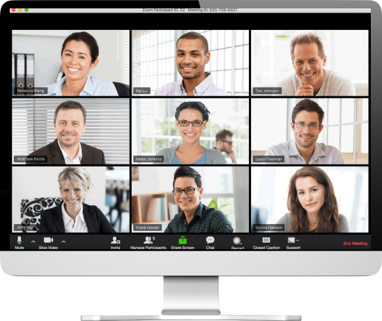 Zoom video conferencing platform