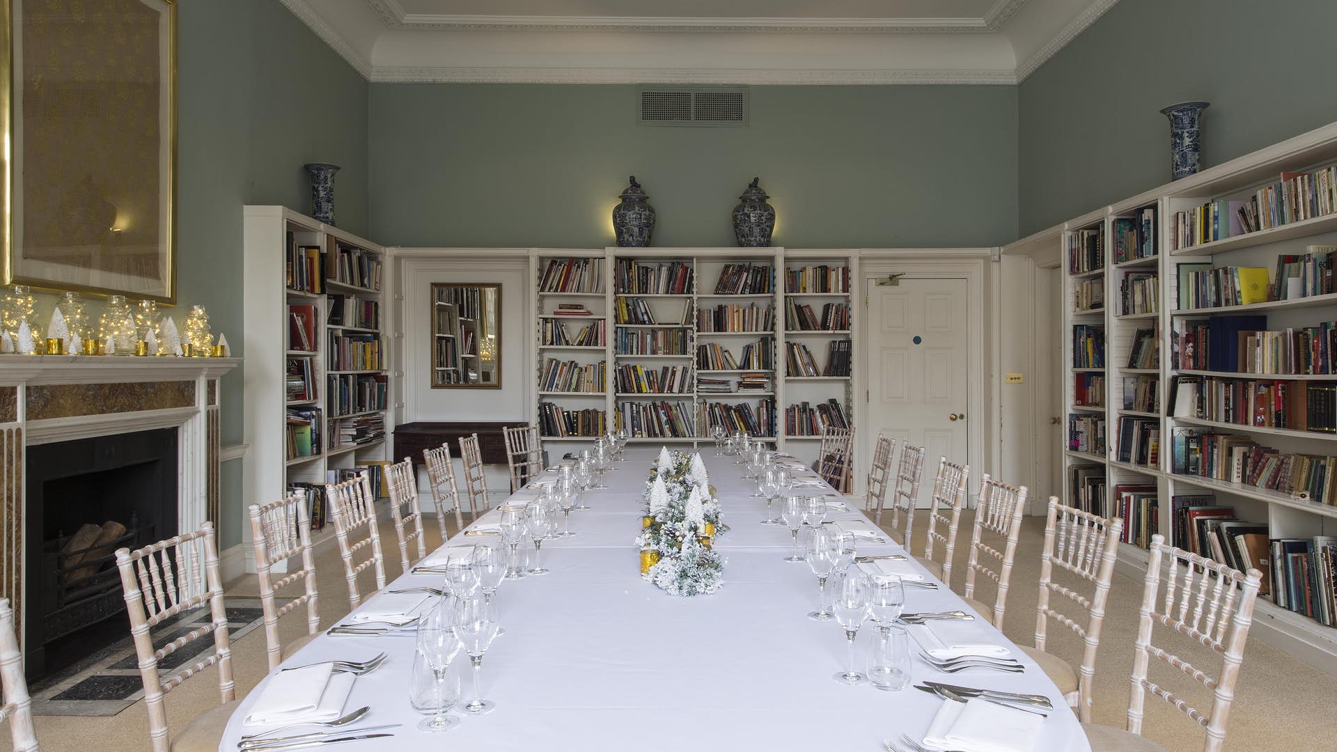 Dining set up at Asia House