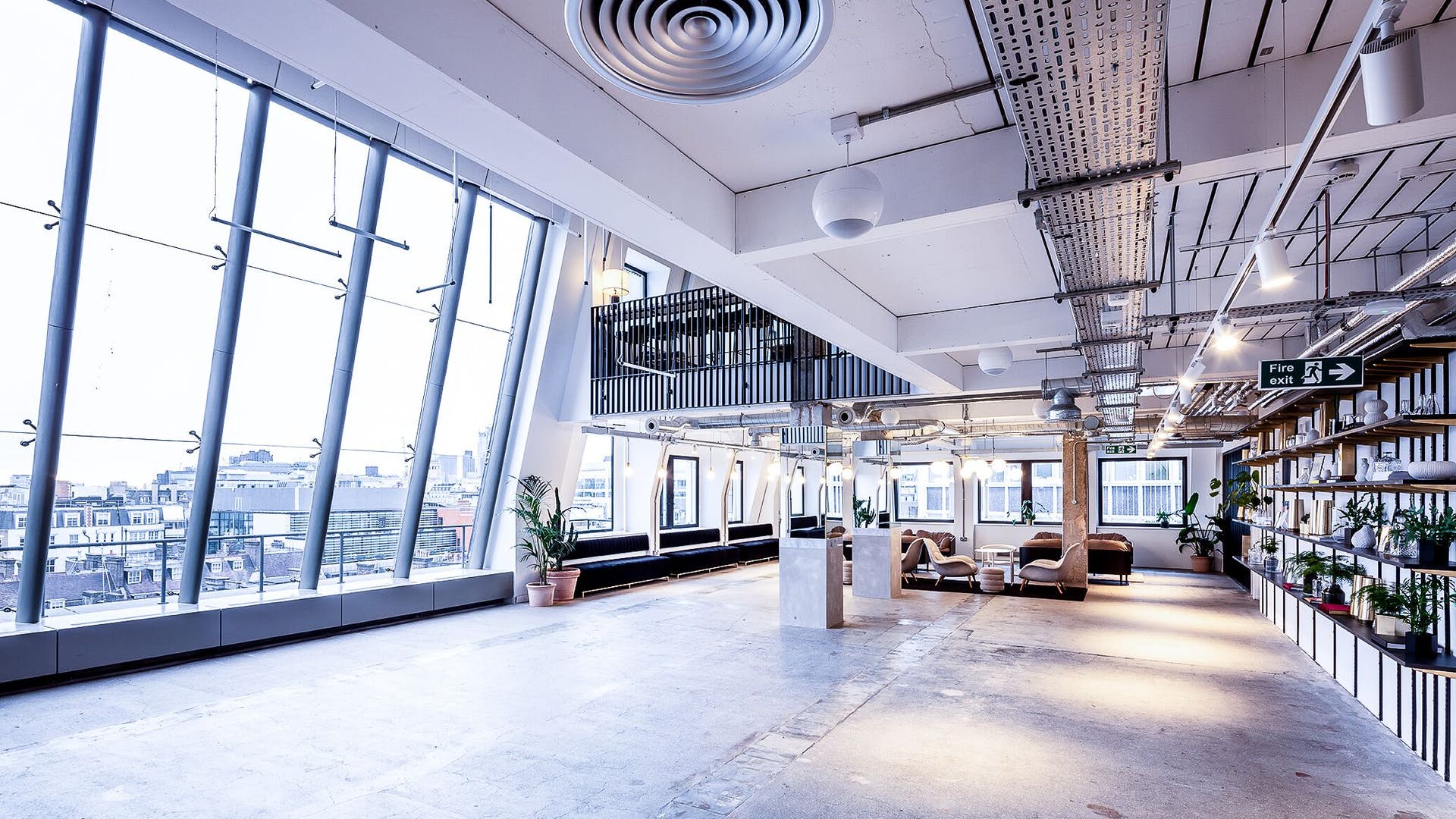 Open floor of LABS House Holborn's 7th Floor